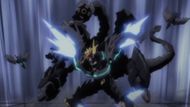 Armored All Might brings out everything he has in the suit (Image Source: Studio Bones)